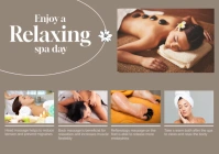 Spa storyboard template A4