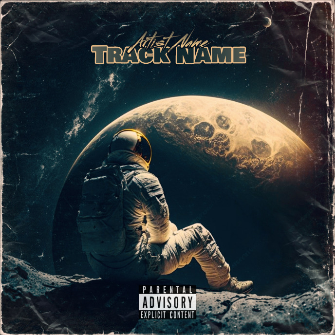 910space Rapper space Cover Album music art trap mixtape rap Template | PosterMyWall