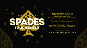 Black Spades Tournament Pos Twitter Template
