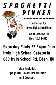 Spaghetti Dinner Flyer Template Postermywall