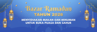 spanduk bazar ramadan แบนเนอร์ 2' × 6' template
