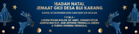 spanduk natal Banner 2' × 8' template