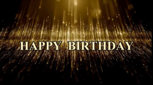 Luxury birthday invitation video Pantalla Digital (16:9) template