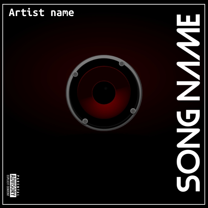 Speaker Album Cover Template | PosterMyWall Speaker Album Cover Template | PosterMyWall