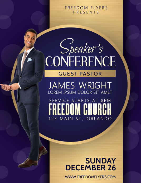 main speaker at a conference