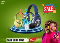 SPEAKERS SALES Postcard template