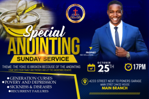 紫色 Anointing Sunday Service Label Template