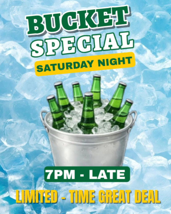Bucket Collection Flyer special bucket flyer Template | PosterMyWall