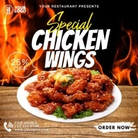 Special chicken Wings Instagram Post template
