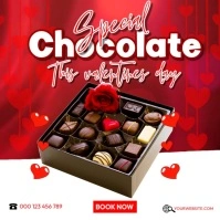 Special Chocolate for Valentines Day Instagram Post template
