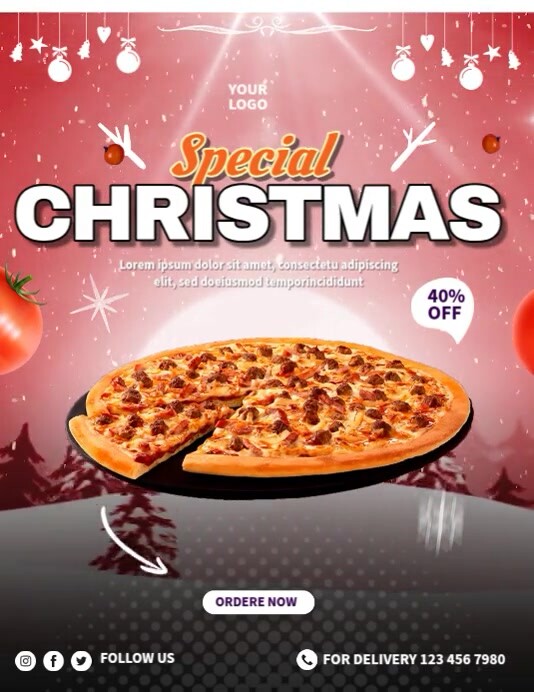 Copy of Special Christmas Food Ads | PosterMyWall