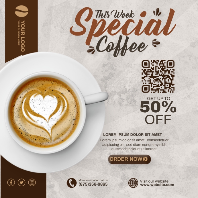 Special Coffee Offer Templat | PosterMyWall