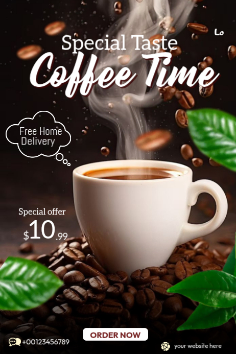 Special Coffee Time Template | PosterMyWall