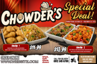 Special Combo Offer! Plakat template