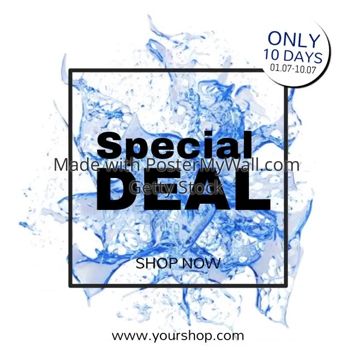 Special Deal Sale Summer Offer Video Advert Shop Now Store