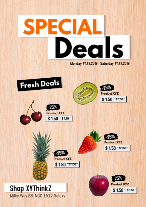 Product Poster Template