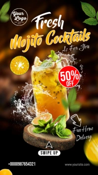 Special Drinks Promotion For Instagram Story template