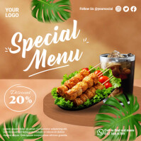 Food Menu Ads Template | PosterMyWall