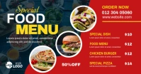 Special Food Menu Banner Design auf Facebook geteiltes Bild template