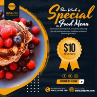 Special Food Menu Instagram Post template