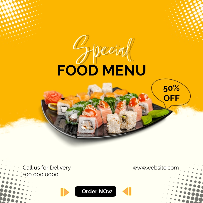 Special Food Menu Offer Template | PosterMyWall