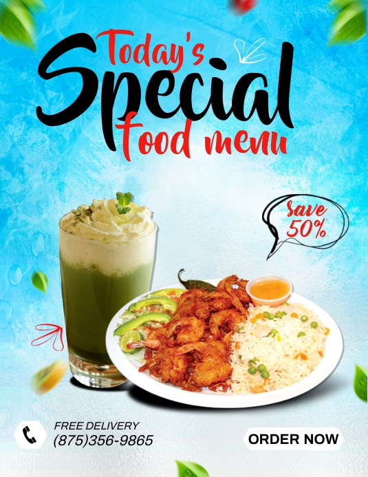 Plantilla de Special Food Menu Offer | PosterMyWall