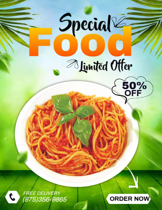 Special Food Offer Template | PosterMyWall
