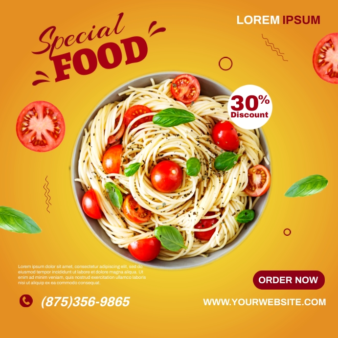 Special Food Offer Template | PosterMyWall