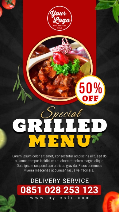 Special Food Promo For Social Media Story Template | PosterMyWall