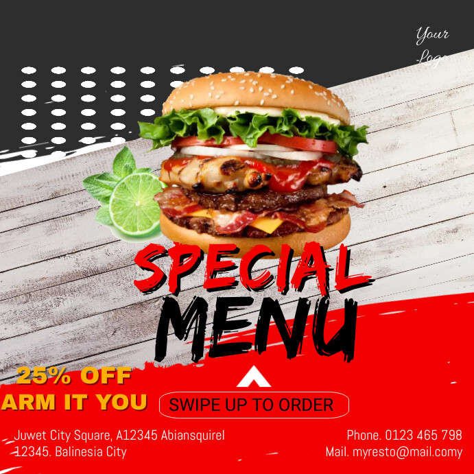 Special Food Promo For Social Media Story Template | PosterMyWall