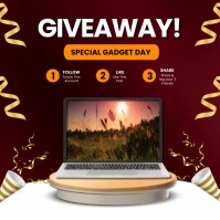 Special Giveaway Adss Instagram Post template