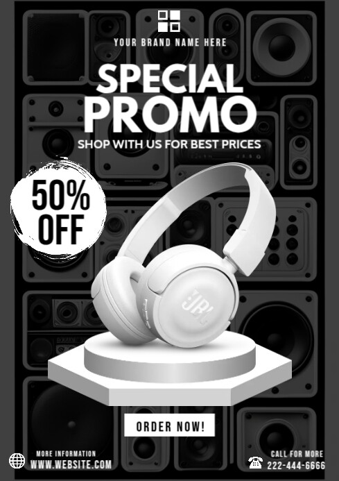 Special Headphone Collection Template | PosterMyWall