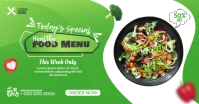 Special Healthy Food Menu ภาพที่แชร์บน Facebook template