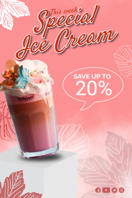 Special Ice Cream Ads Template | PosterMyWall
