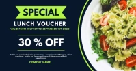special lunch voucher gift card design templa Immagine condivisa di Facebook template