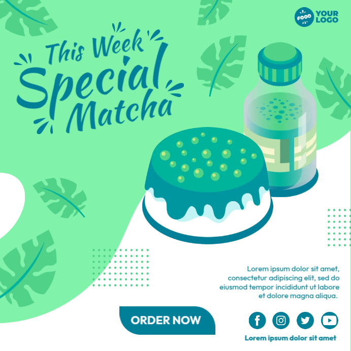 Special Matcha Menu Template | PosterMyWall