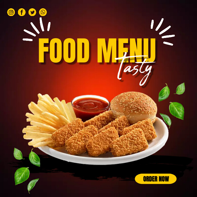 Menu Ad Example special menu, food menu, special ads, menu ad Template | PosterMyWall