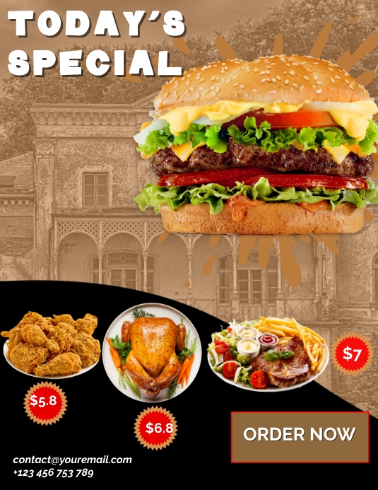 Special menu Burger discount template (4) PosterMyWall