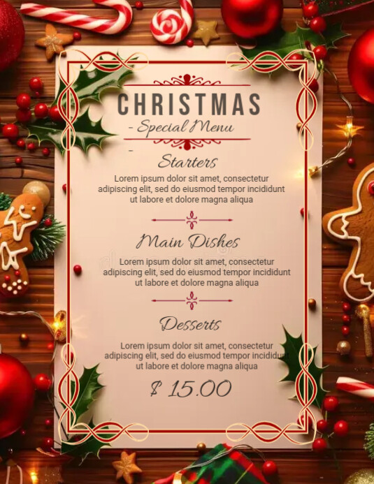 Special Menu Template | PosterMyWall