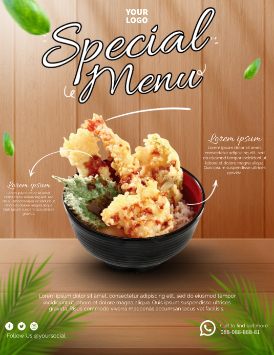 Special Menu Design Template | PosterMyWall
