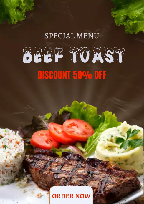 Special Menu Discount Template | PosterMyWall