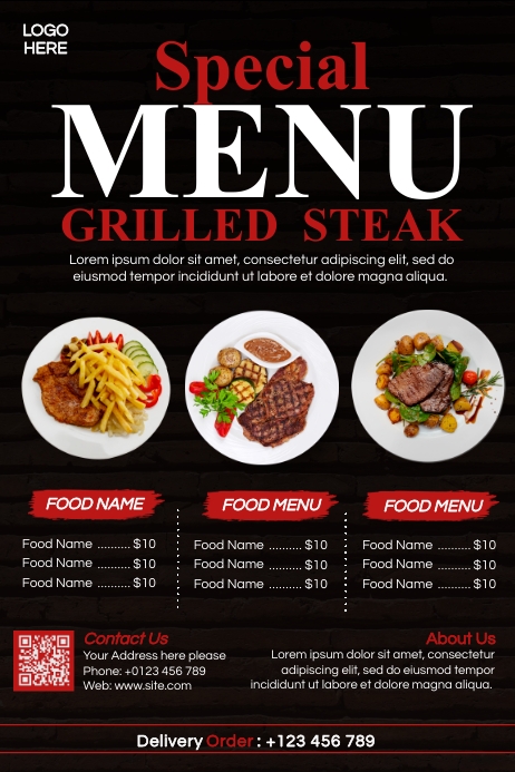 Plantilla de Special Menu Offer | PosterMyWall