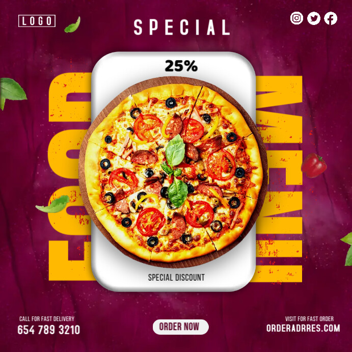 Special Menu Offer Template | PosterMyWall