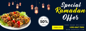 SPECIAL MENU RAMADAN OFFER Facebook-coverfoto template