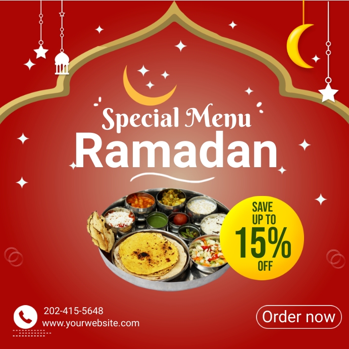 Special Menu  Templates Iphosti le-Instagram