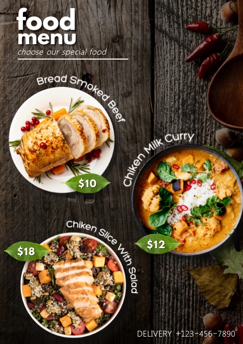 Lunch Menu Background Free Custom Printable Menu Background Templates