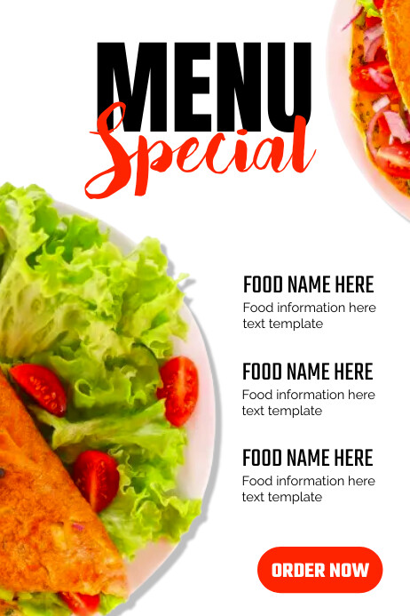 Copy of SPECIAL MENU.A | PosterMyWall