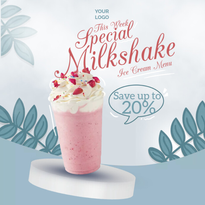 Special Milkshake Template | PosterMyWall