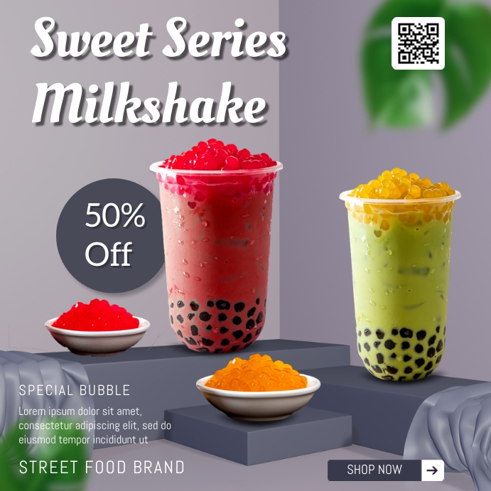 Milkshake Class Layout Special Milkshake Modelo | PosterMyWall