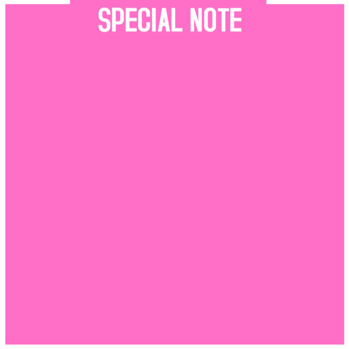 Modèle special note | PosterMyWall